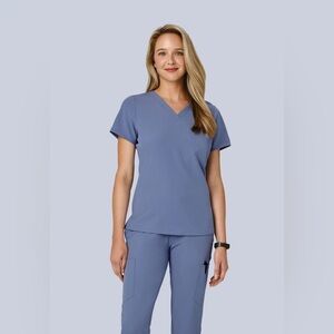 Mandala Scrubs Periwinkle Set - XXS Petite